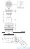 McAlpine Syfon brodzikowy 90'' pokrywa kolorze chrom HC27-CPB